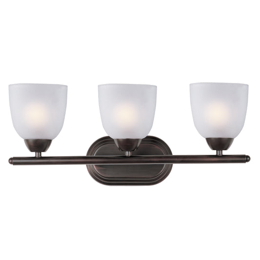 Axis 3-Light Bath Vanity Oil Rubbed Bronze by Maxim Lighting