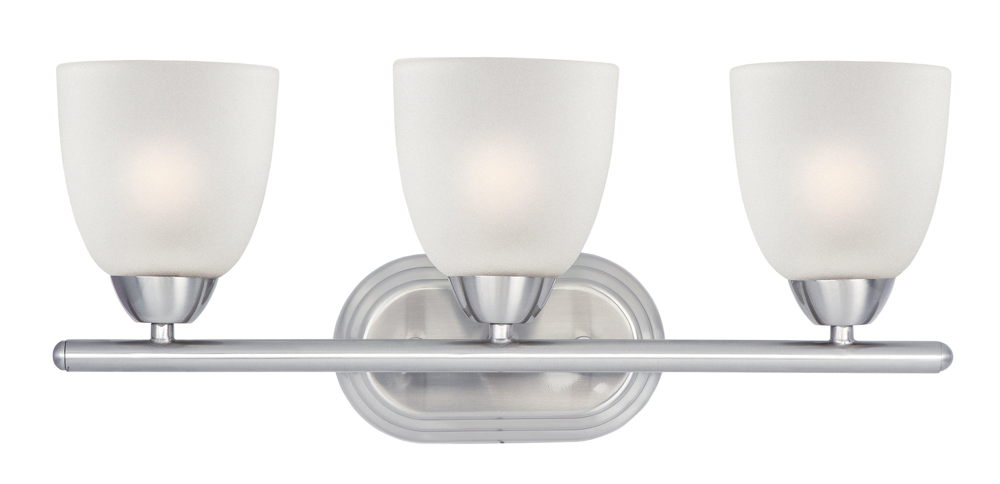 Axis 3-Light Bath Vanity Satin Nickel by Maxim Lighting