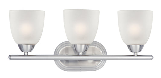 Axis 3-Light Bath Vanity Satin Nickel by Maxim Lighting