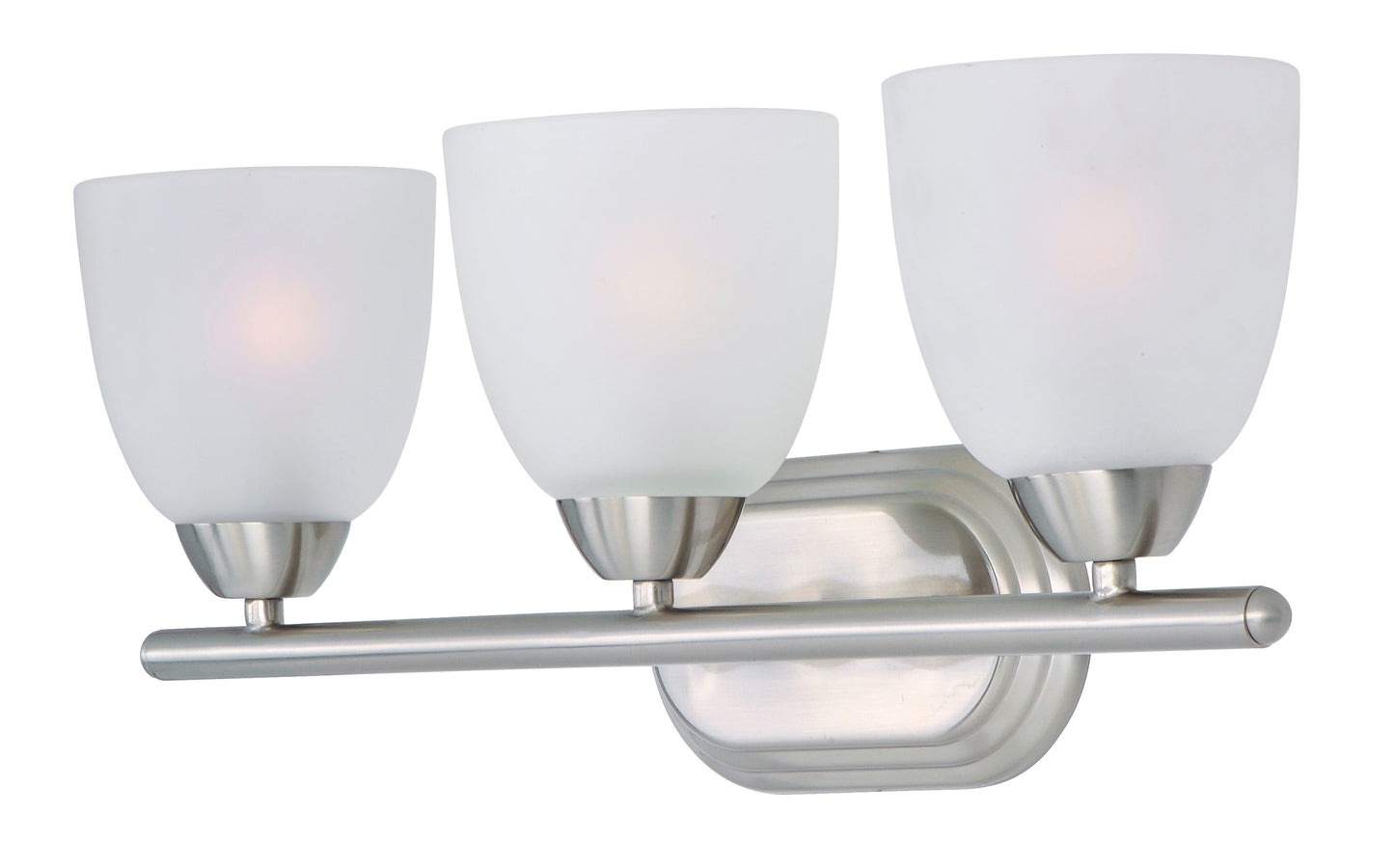 Axis 3-Light Bath Vanity Satin Nickel by Maxim Lighting