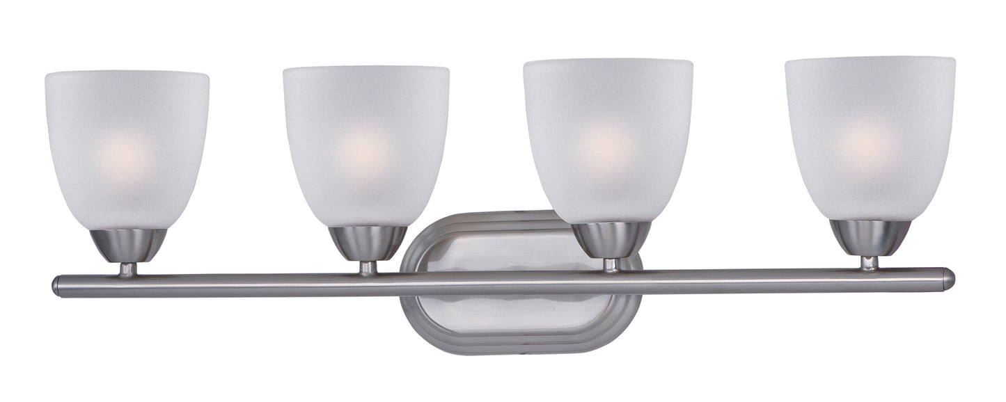 Axis 4-Light Bath Vanity Satin Nickel by Maxim Lighting