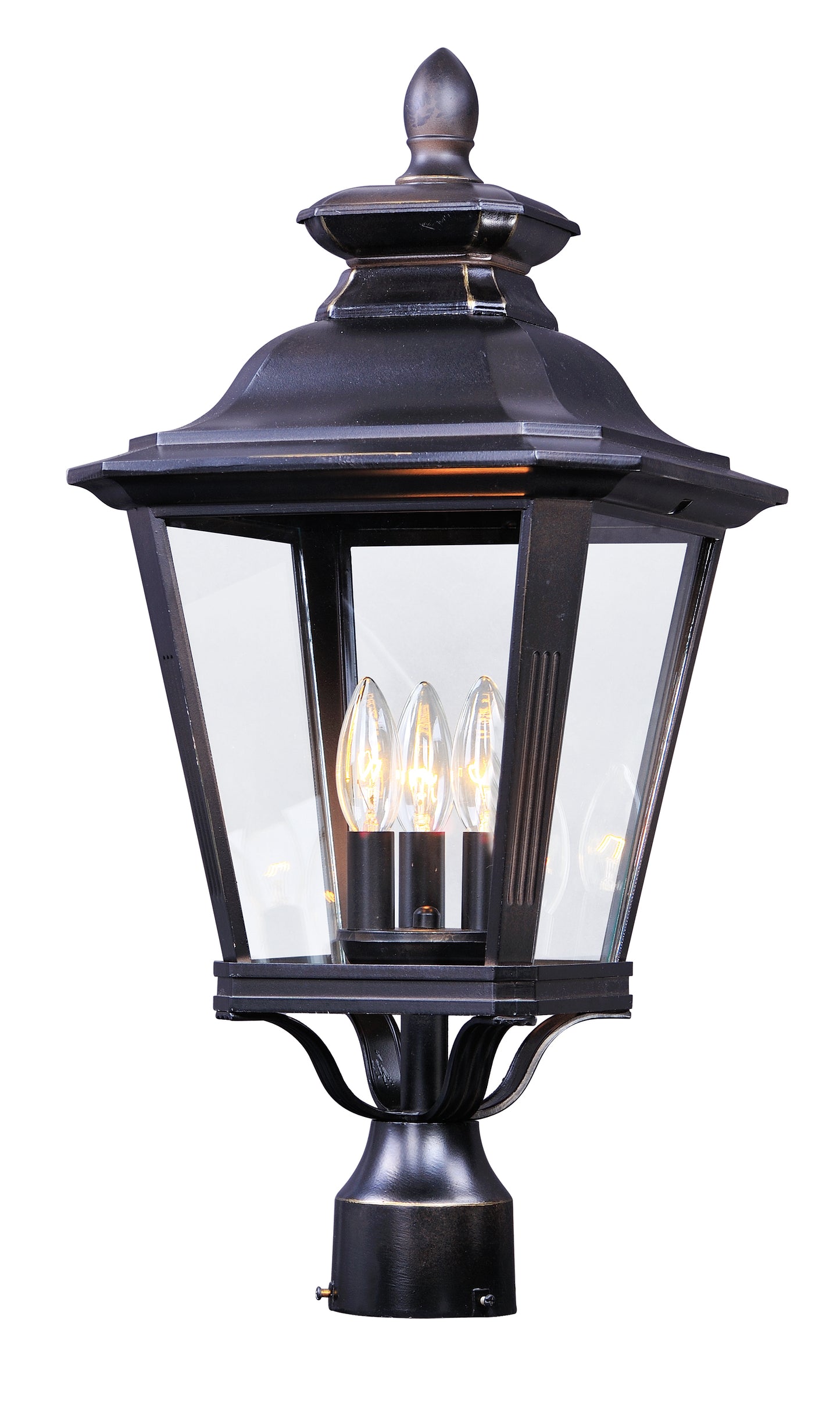 Knoxville 3-Light Outdoor Post Bronze by Maxim Lighting