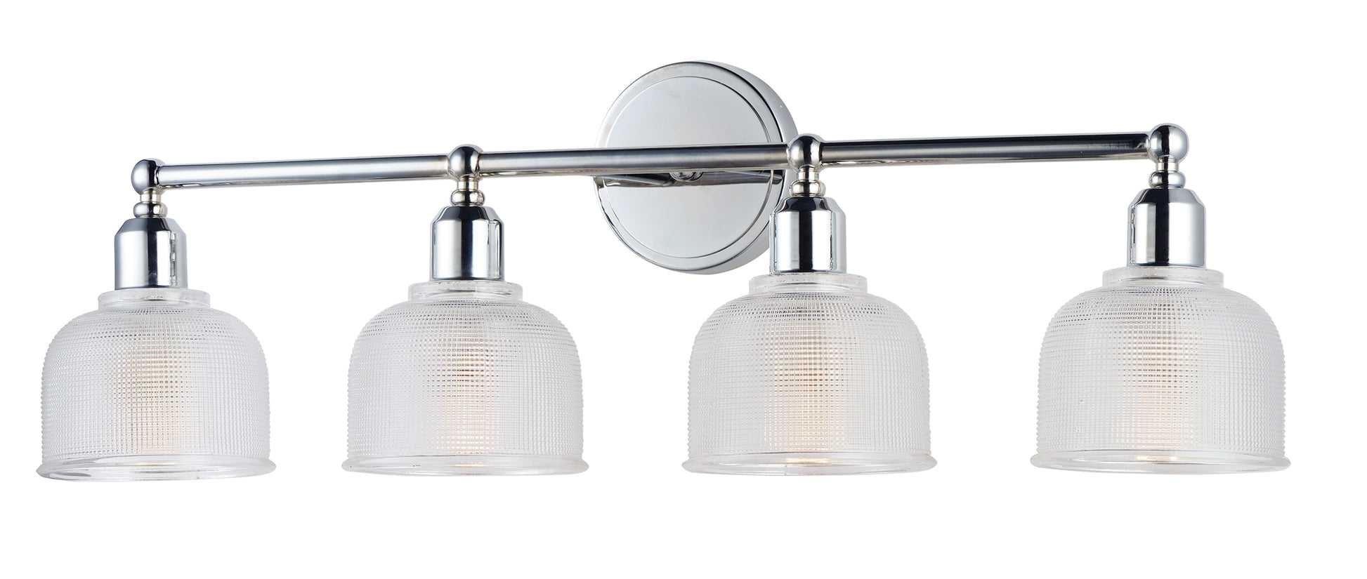 Hollow 4-Light Bath Vanity Polished Chrome by Maxim Lighting