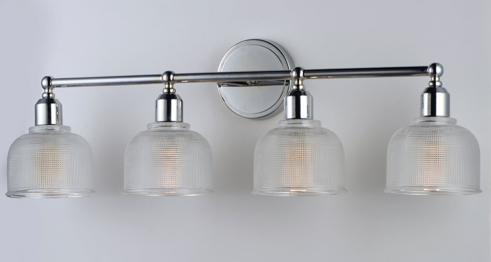 Hollow 4-Light Bath Vanity Polished Chrome by Maxim Lighting