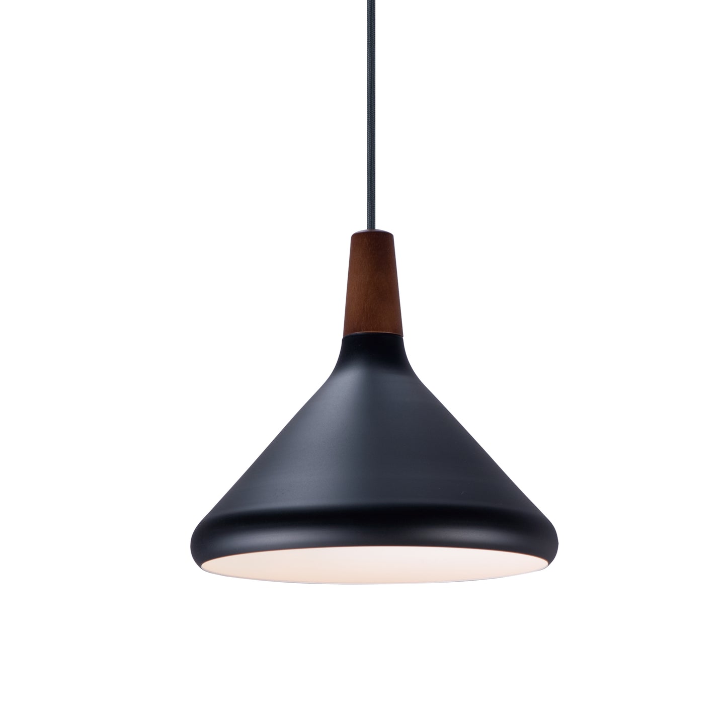 Nordic Pendant Walnut/Black by Maxim Lighting