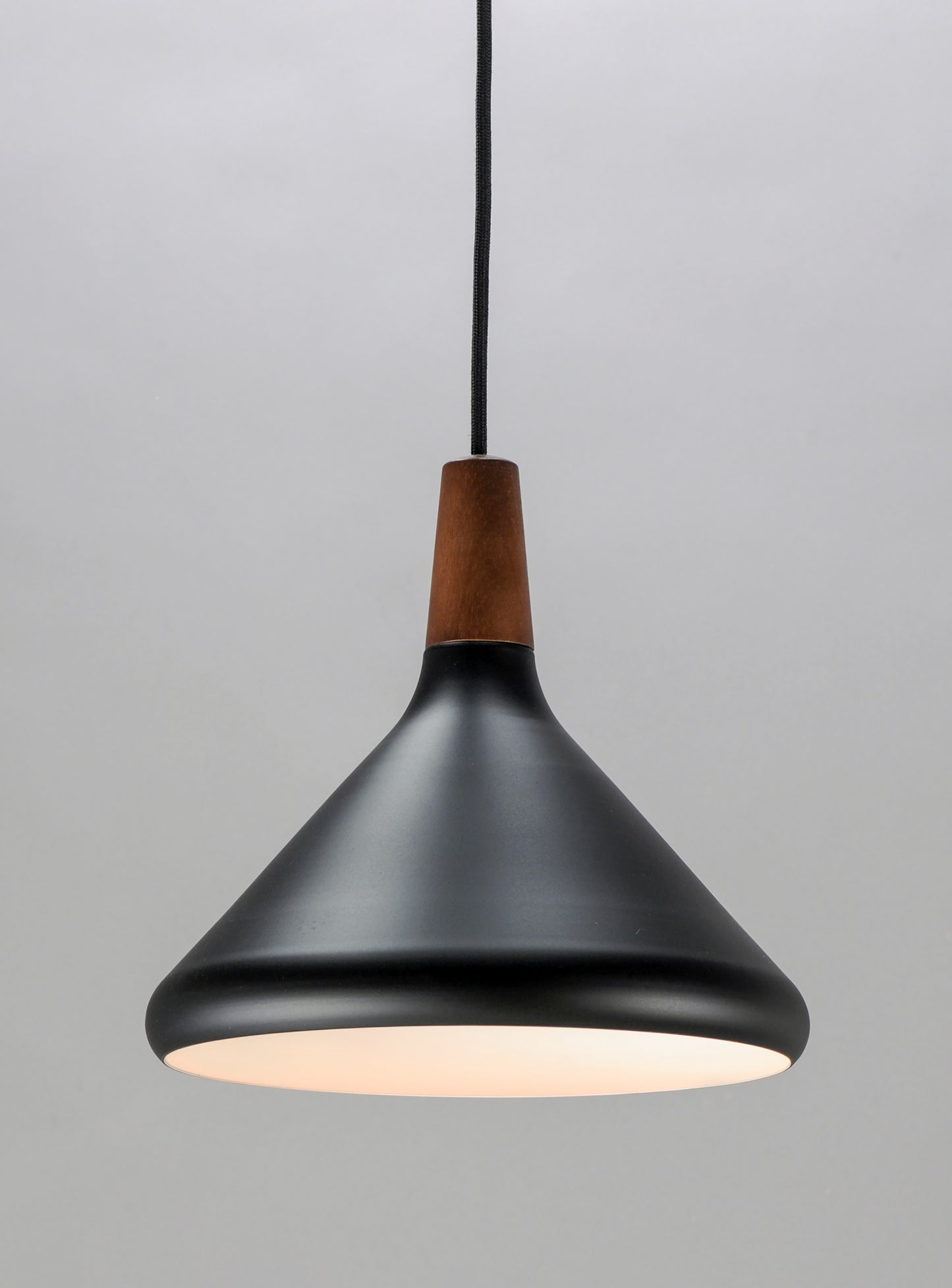 Nordic Pendant Walnut/Black by Maxim Lighting