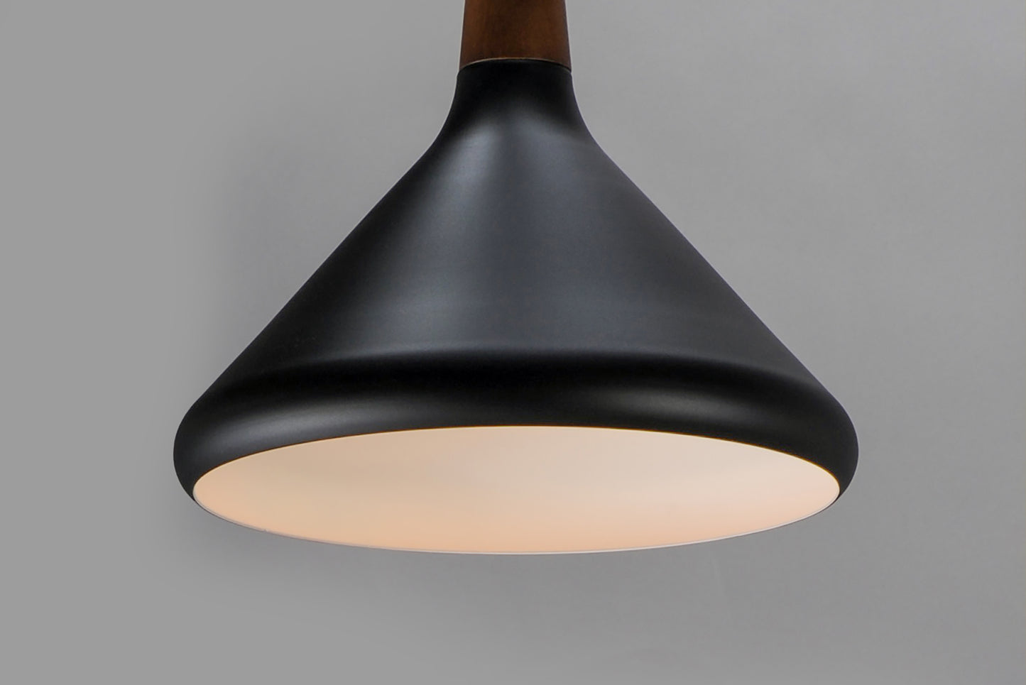 Nordic Pendant Walnut/Black by Maxim Lighting