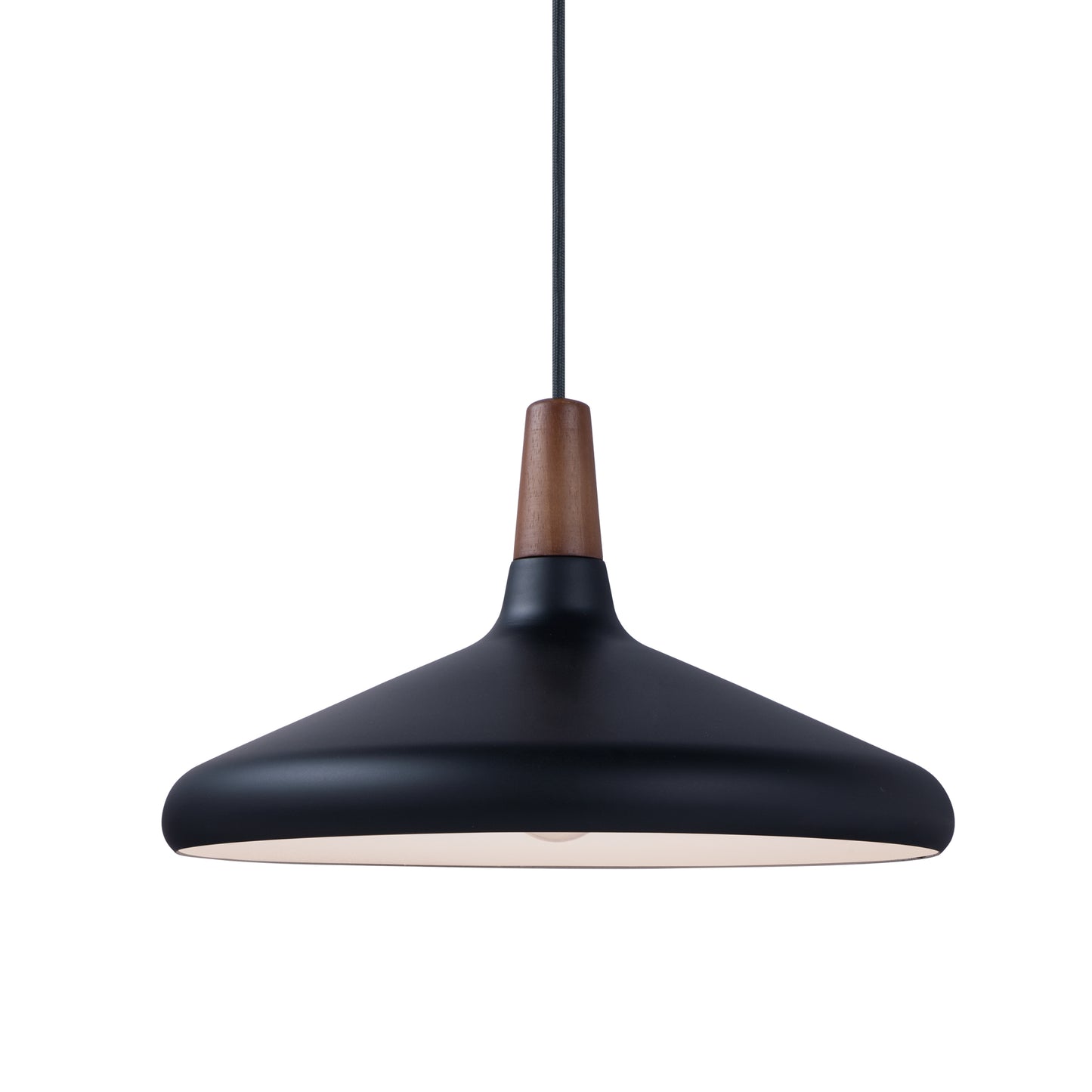 Nordic Pendant Walnut/Black by Maxim Lighting