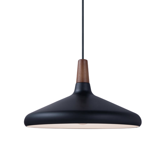 Nordic Pendant Walnut/Black by Maxim Lighting