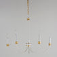 Charlton 5-Light Chandelier Weathered White/Gold Leaf by Maxim Lighting