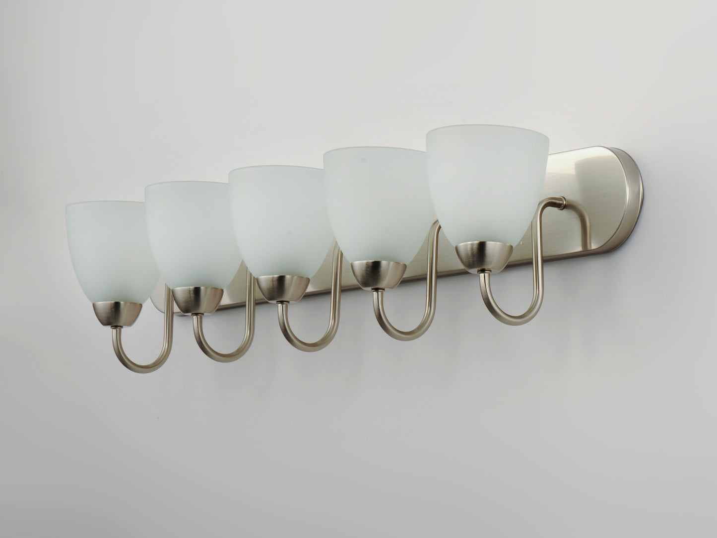 Axis 5-Light Strip Bath Vanity Satin Nickel by Maxim Lighting