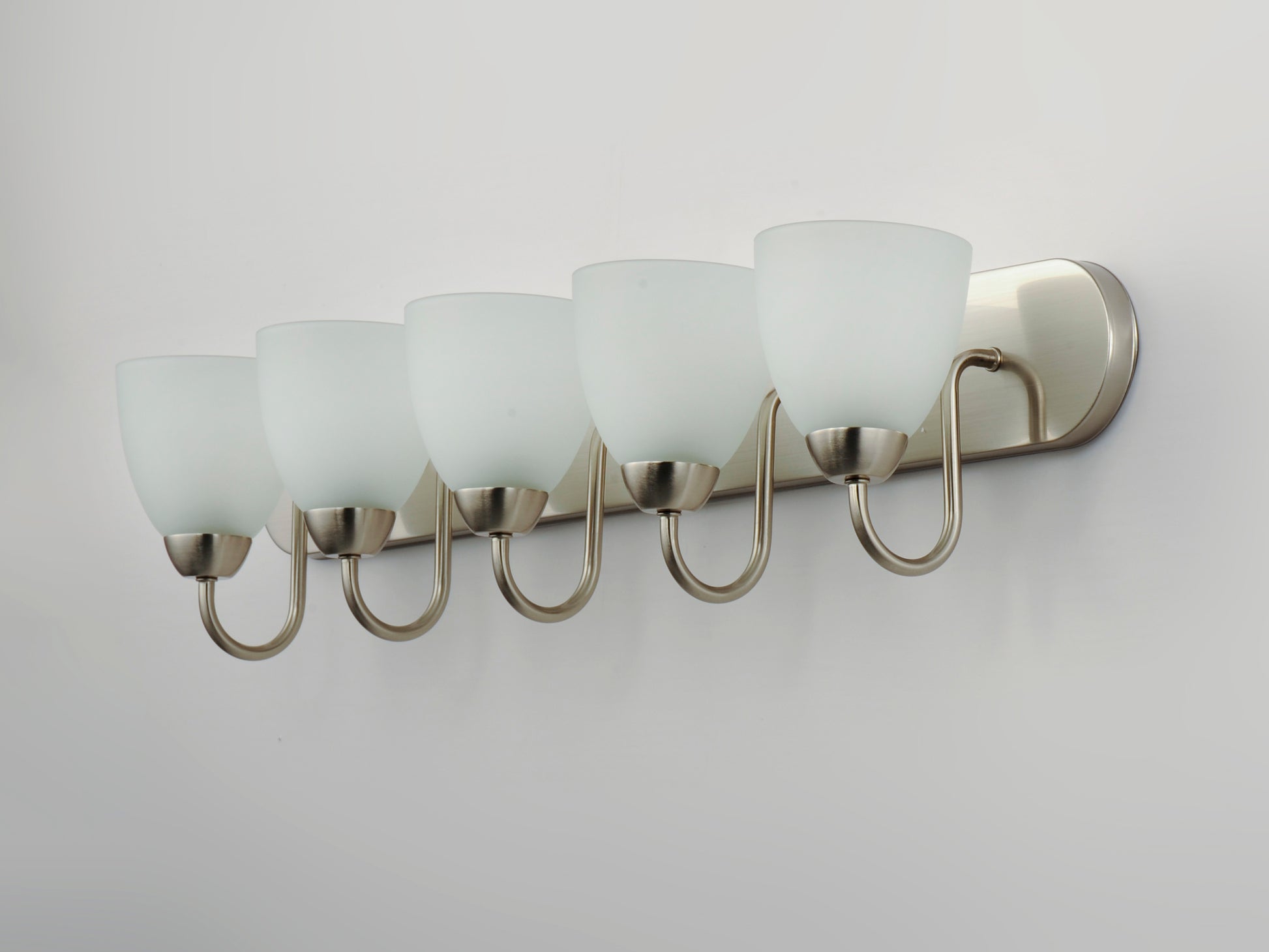 Axis 5-Light Strip Bath Vanity Satin Nickel by Maxim Lighting