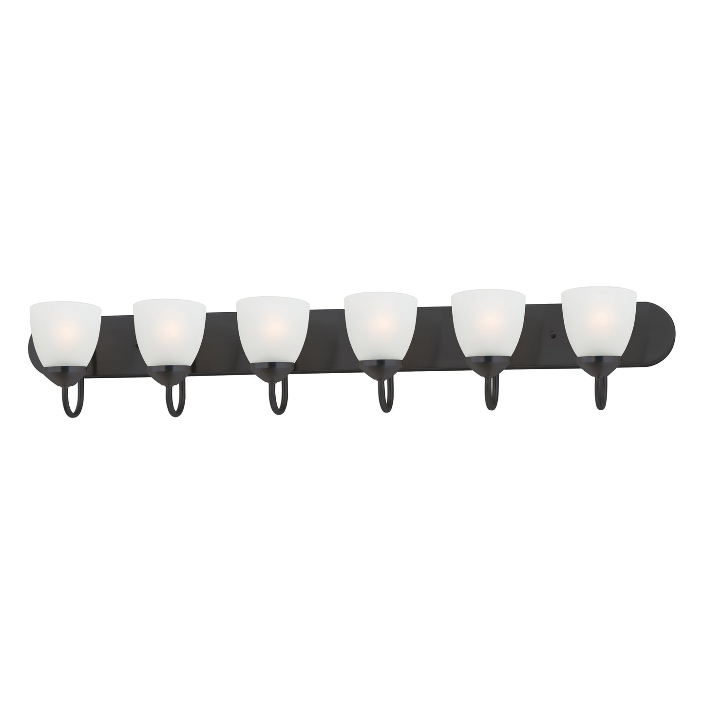 Axis 6-Light Strip Bath Vanity Black by Maxim Lighting