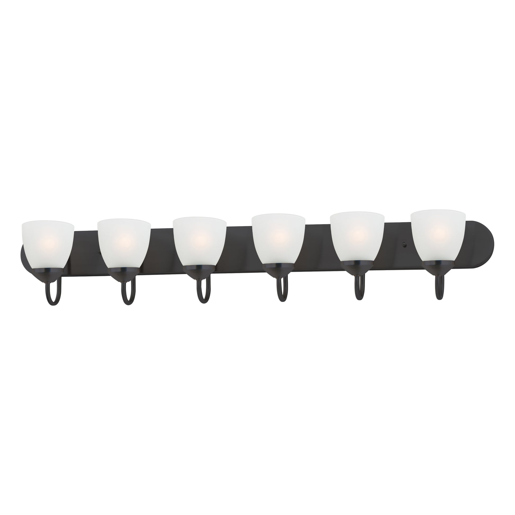 Axis 6-Light Strip Bath Vanity Black by Maxim Lighting