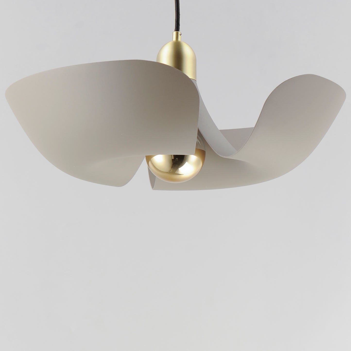Poppy 18" Pendant Silver Gold/Satin Brass by Maxim Lighting