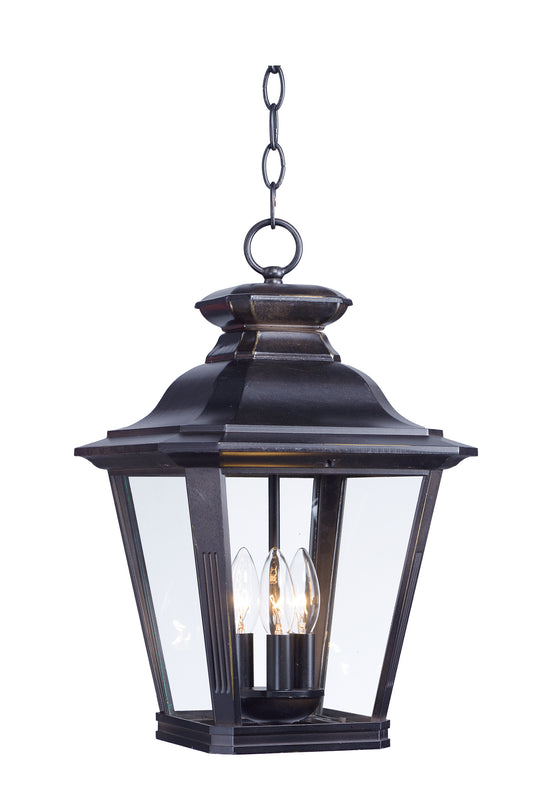 Knoxville 3-Light Outdoor Pendant Bronze by Maxim Lighting