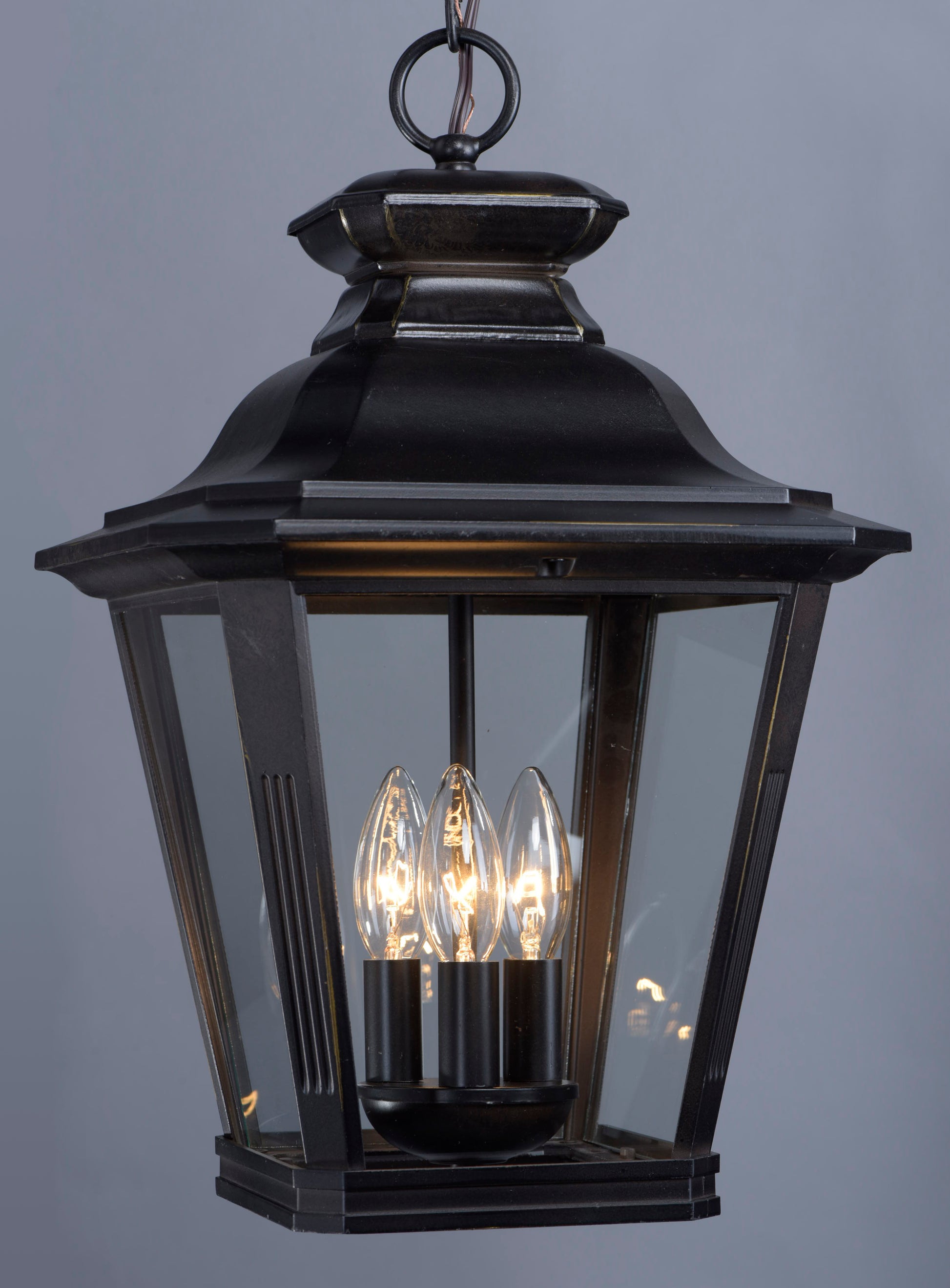 Knoxville 3-Light Outdoor Pendant Bronze by Maxim Lighting