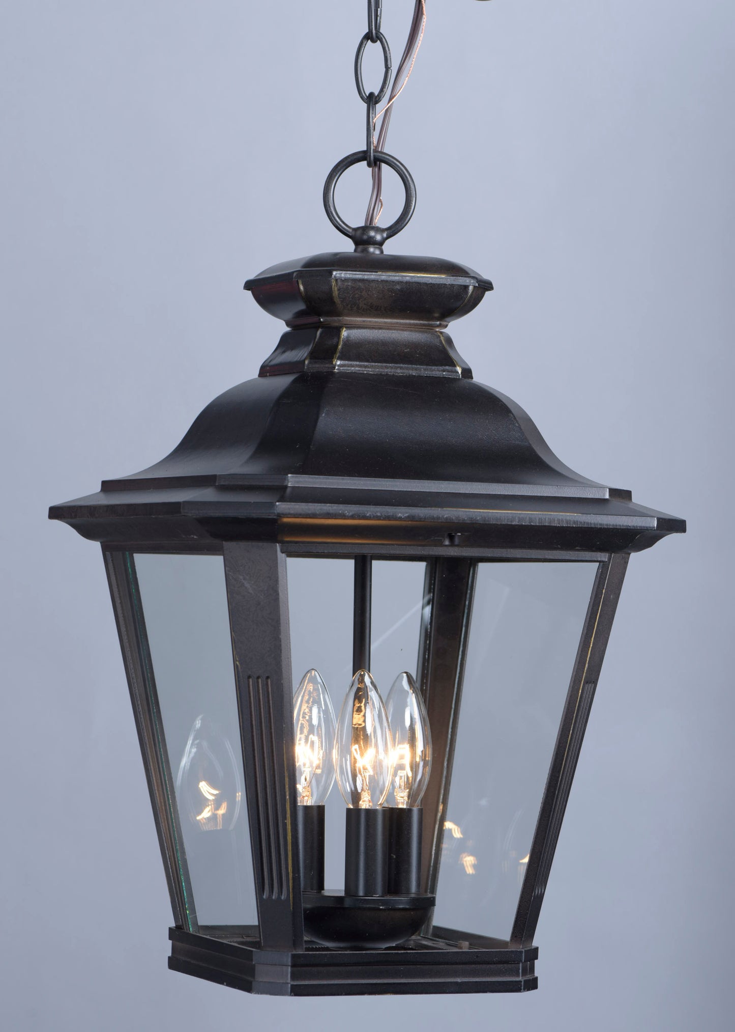 Knoxville 3-Light Outdoor Pendant Bronze by Maxim Lighting