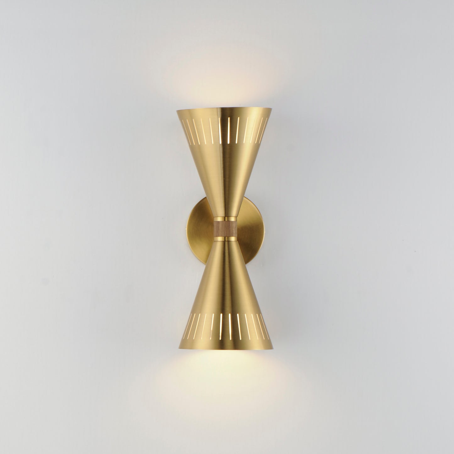 Helsinki 2-Light Wall Sconce Natural Aged Brass by Maxim Lighting
