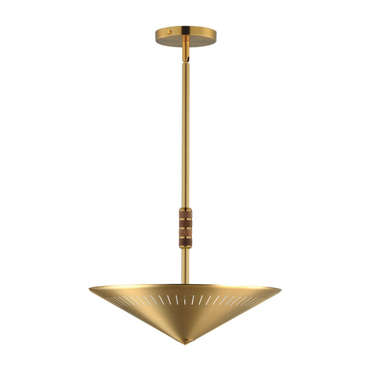 Helsinki 16" Pendant Natural Aged Brass by Maxim Lighting