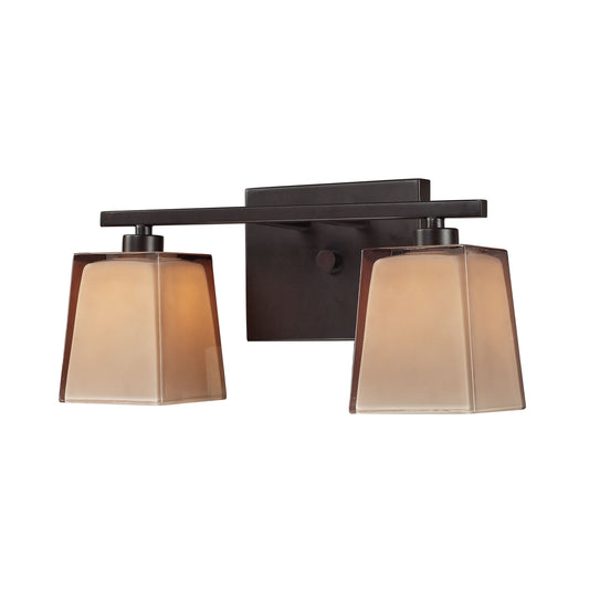 Serenity 13" 2-Light Vanity Oiled Bronze by Elk