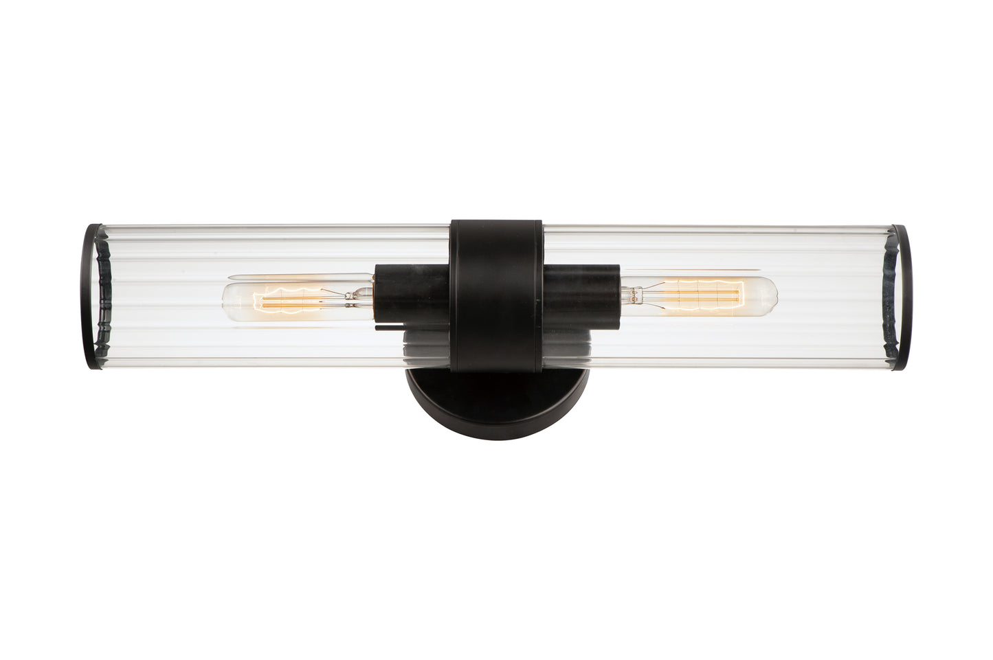 Crosby 2-Light Wall Sconce Black by Maxim Lighting