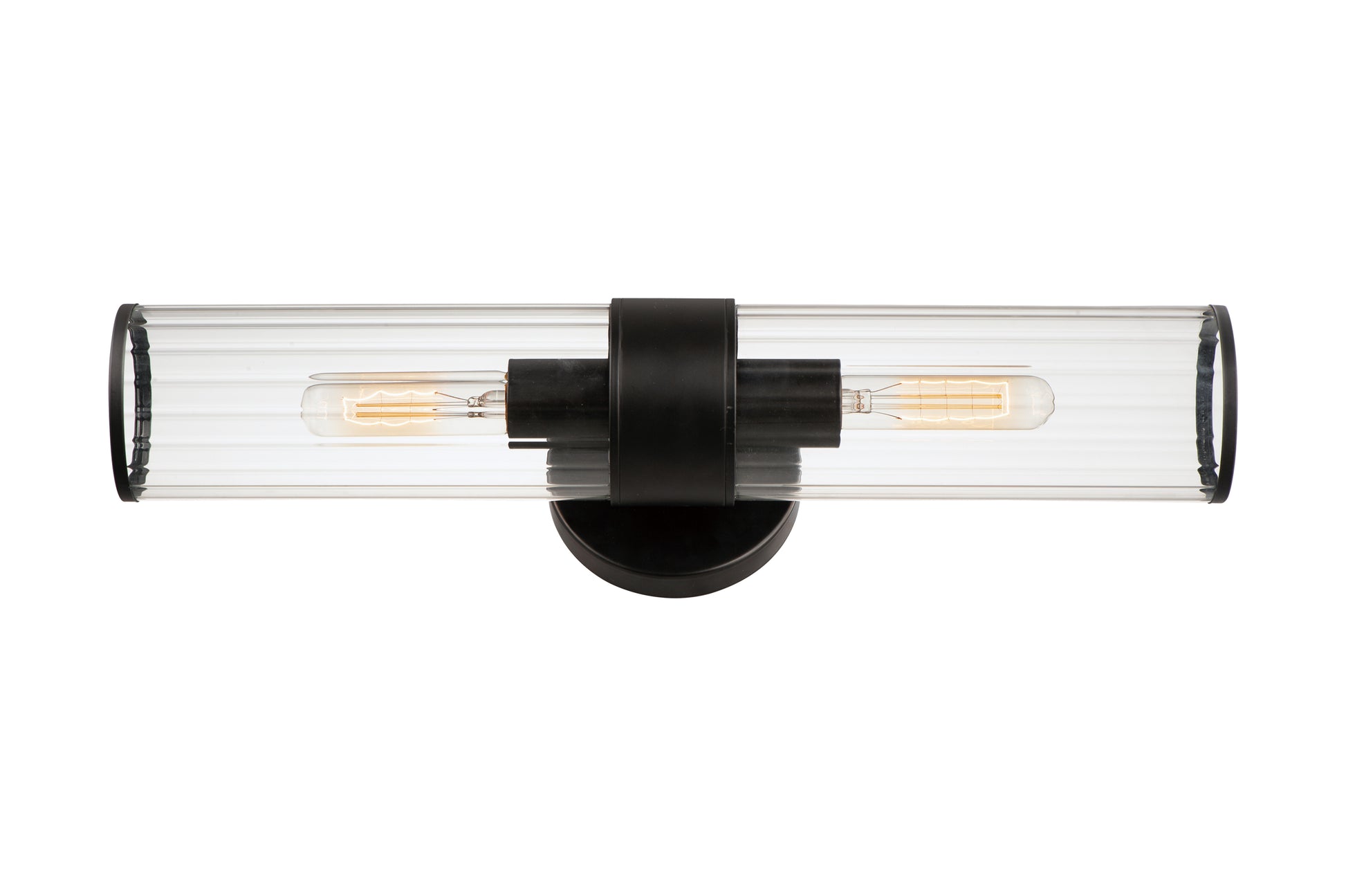 Crosby 2-Light Wall Sconce Black by Maxim Lighting