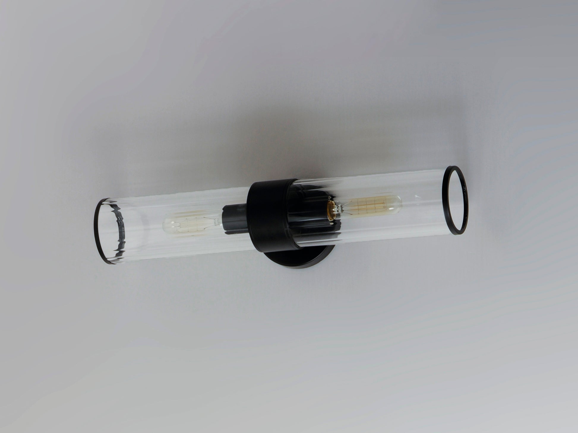 Crosby 2-Light Wall Sconce Black by Maxim Lighting