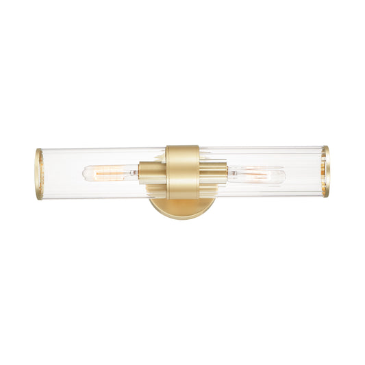 Crosby 2-Light Wall Sconce Satin Brass by Maxim Lighting