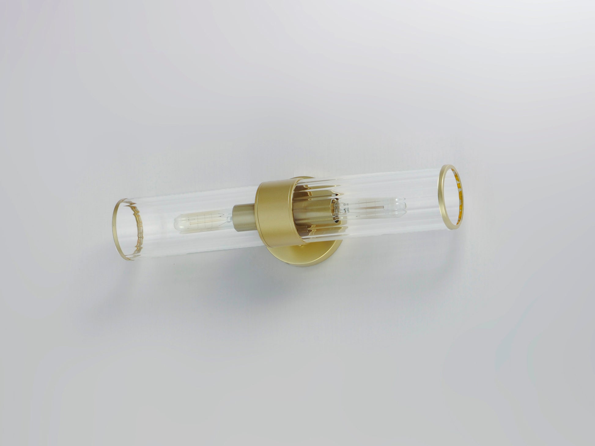 Crosby 2-Light Wall Sconce Satin Brass by Maxim Lighting