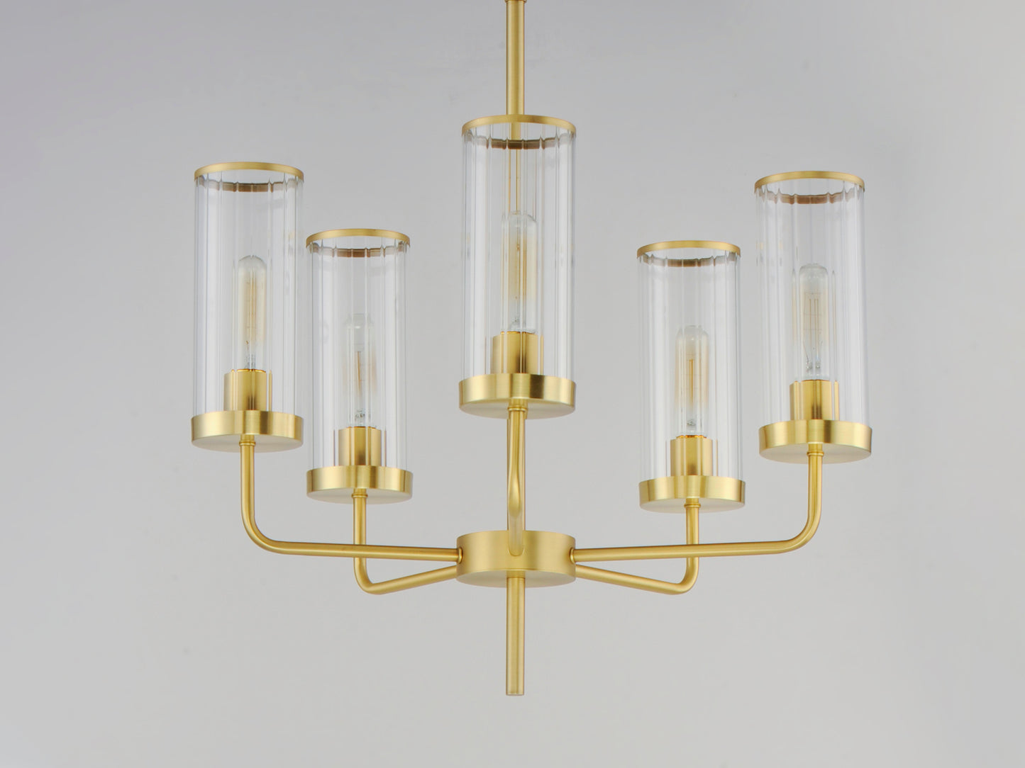Crosby 5-Light Chandelier Satin Brass by Maxim Lighting