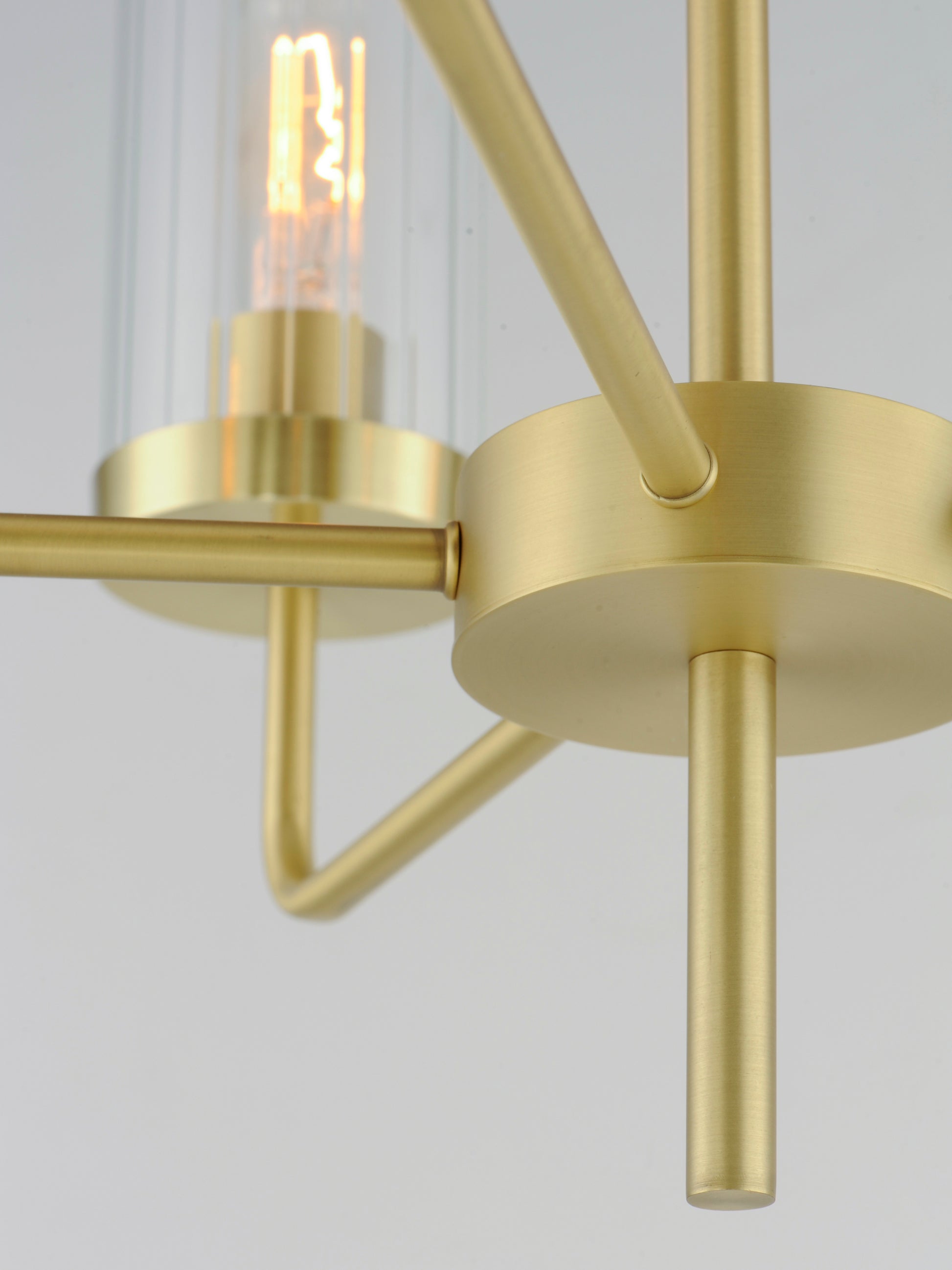 Crosby 5-Light Chandelier Satin Brass by Maxim Lighting