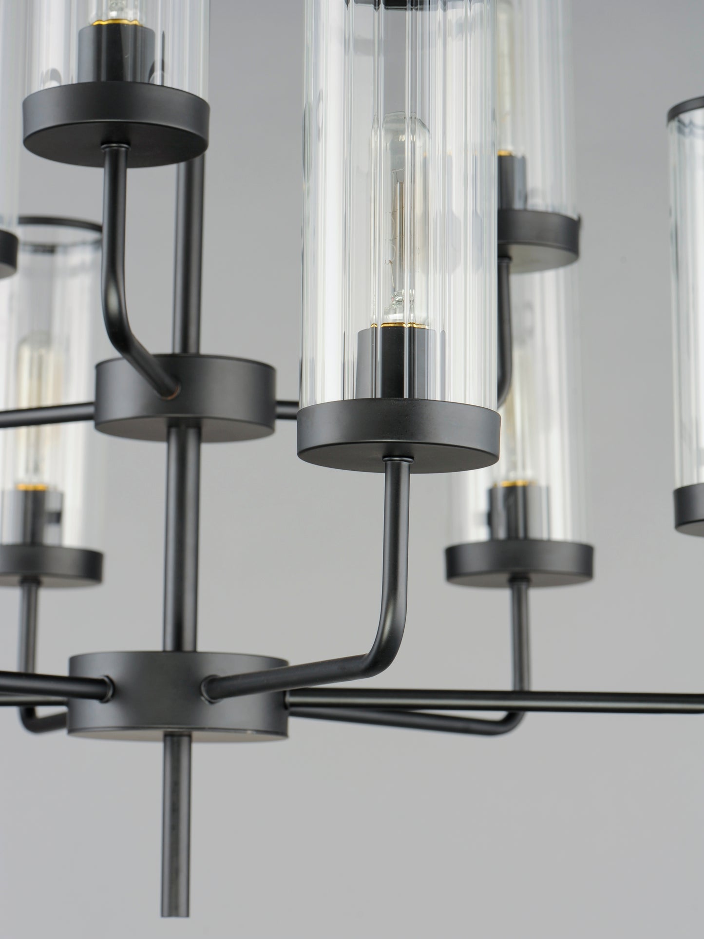 Crosby 9-Light Chandelier Black by Maxim Lighting