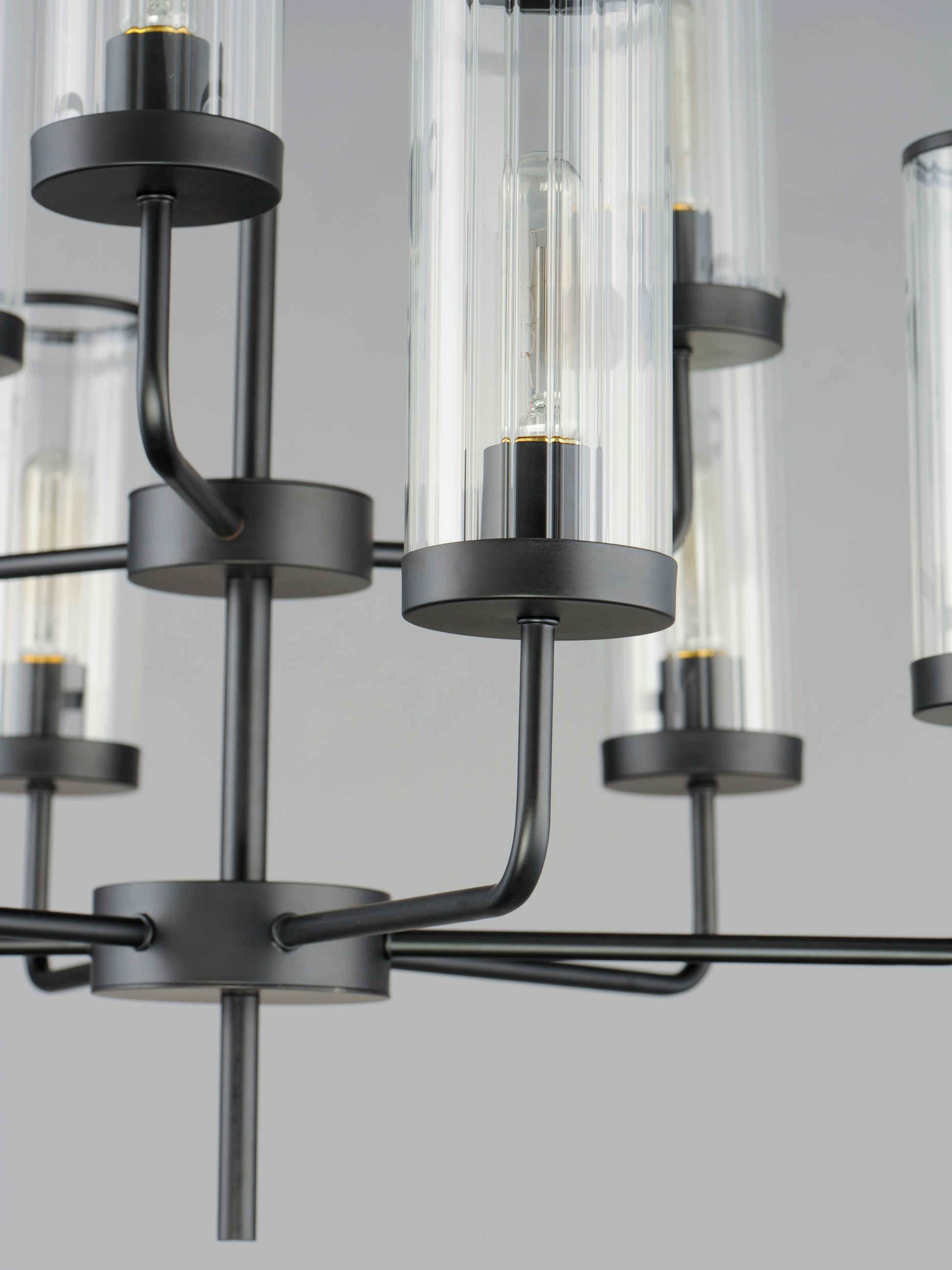 Crosby 9-Light Chandelier Black by Maxim Lighting