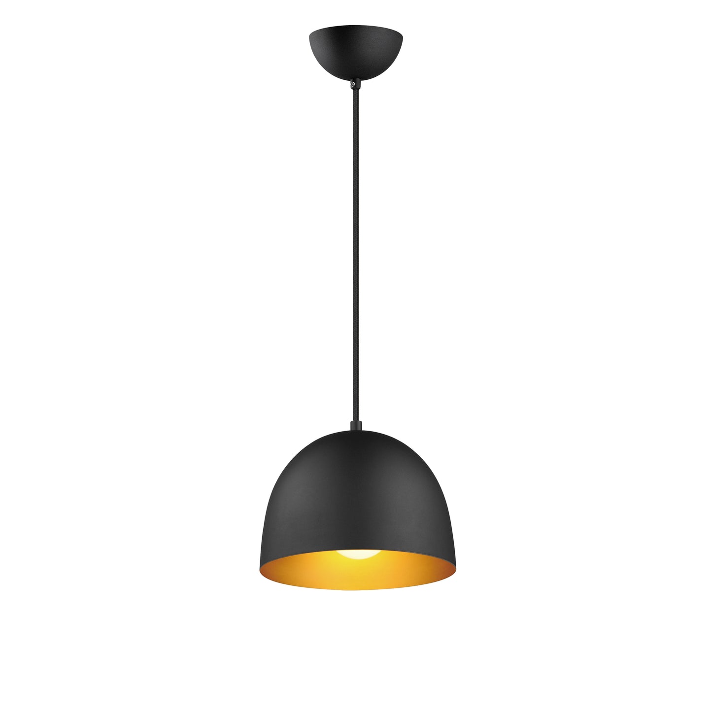 Tova 9" Pendant Black/Gold by Maxim Lighting