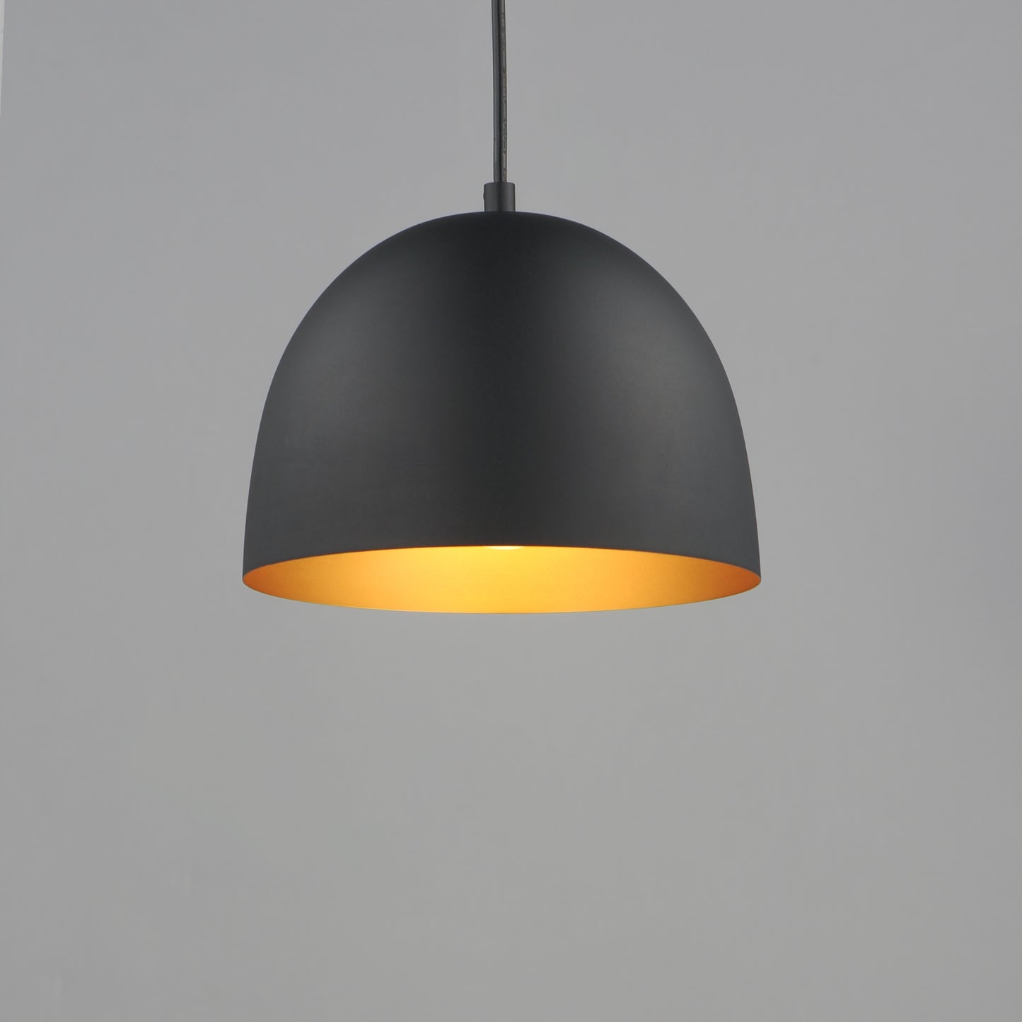 Tova 9" Pendant Black/Gold by Maxim Lighting