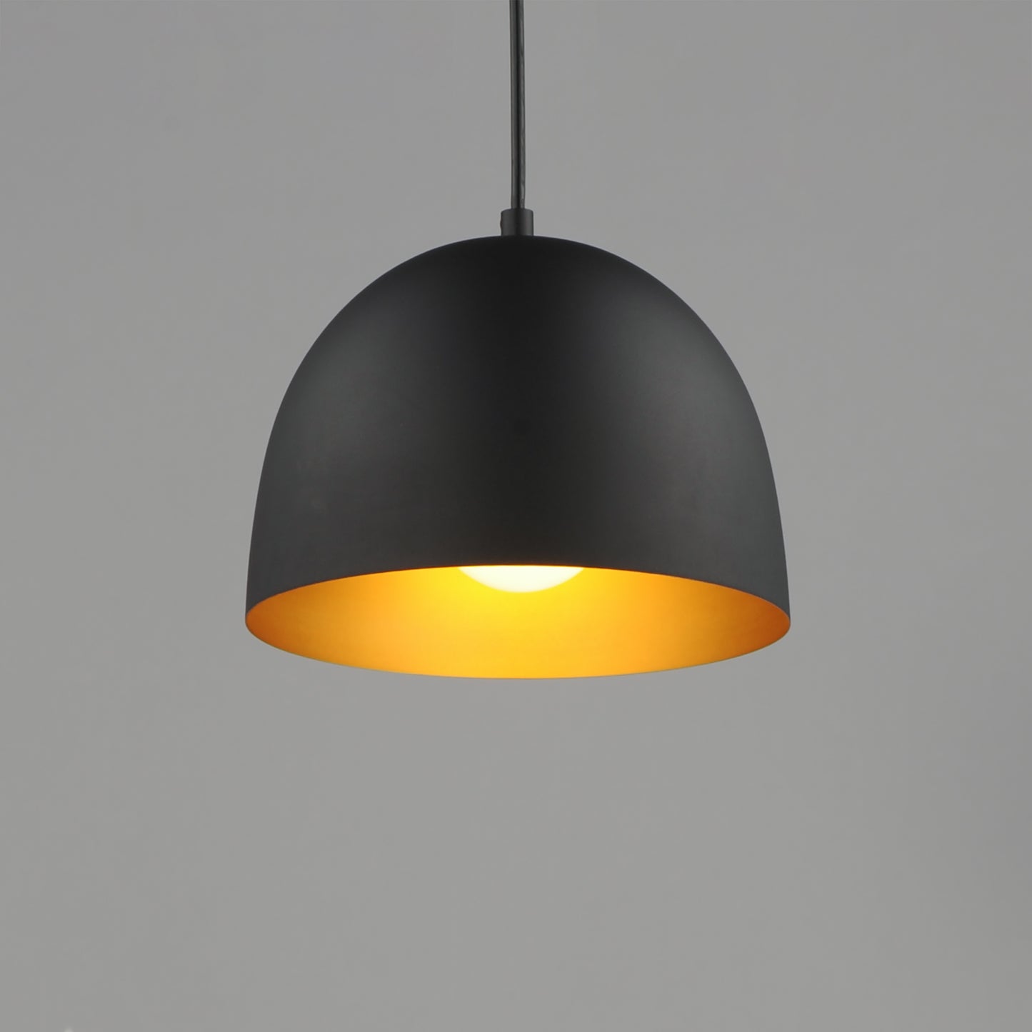 Tova 9" Pendant Black/Gold by Maxim Lighting