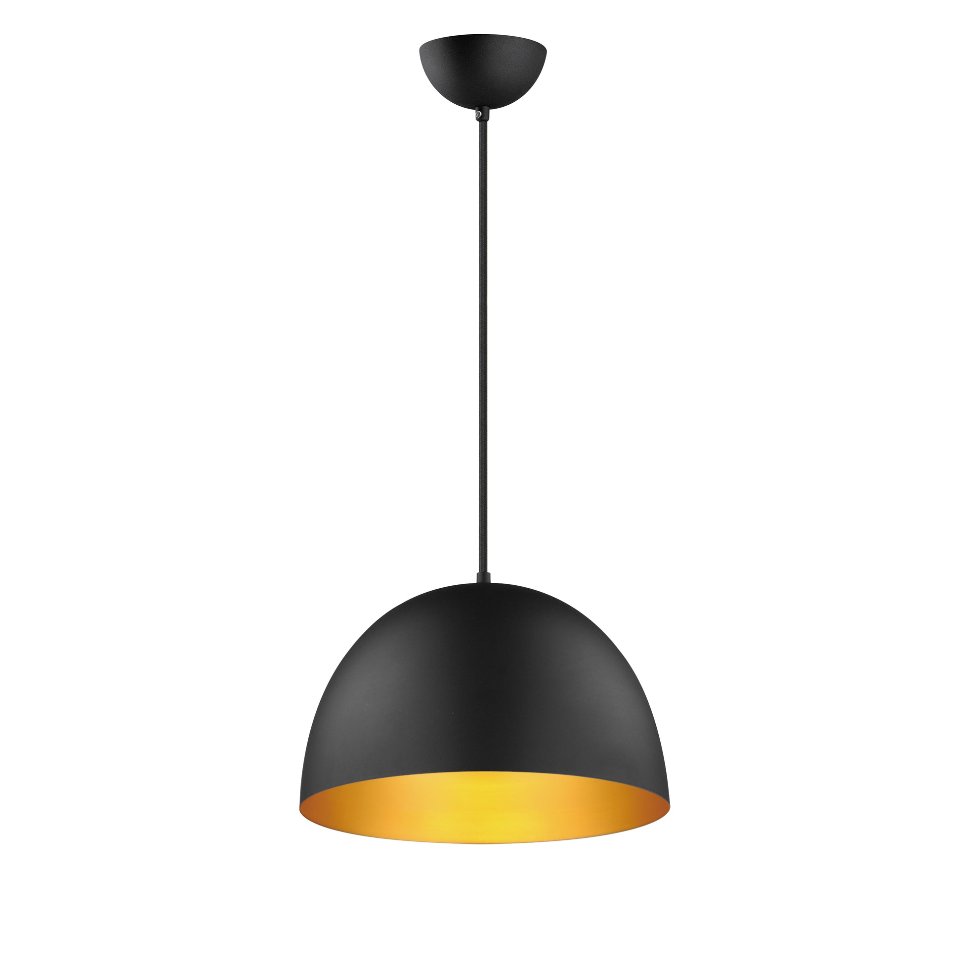 Tova 14" Pendant Black/Gold by Maxim Lighting