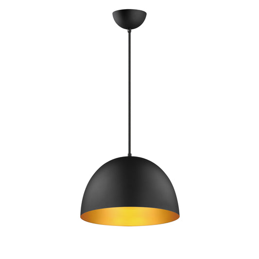 Tova 14" Pendant Black/Gold by Maxim Lighting