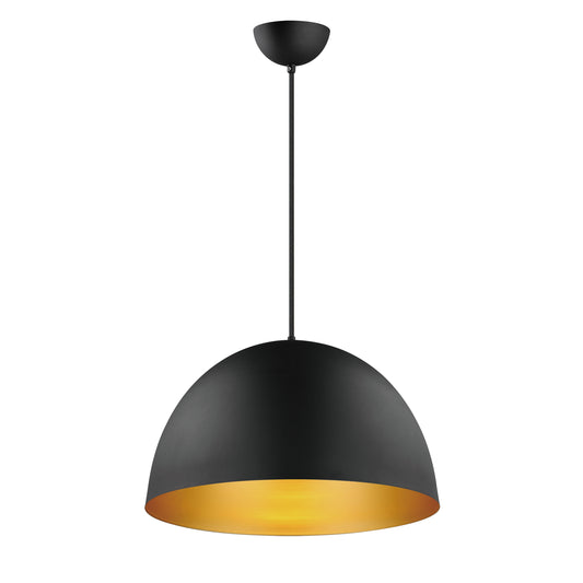 Tova 20" Pendant Black/Gold by Maxim Lighting