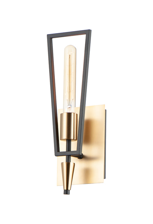 Wings Wall Sconce Black/Satin Brass by Maxim Lighting