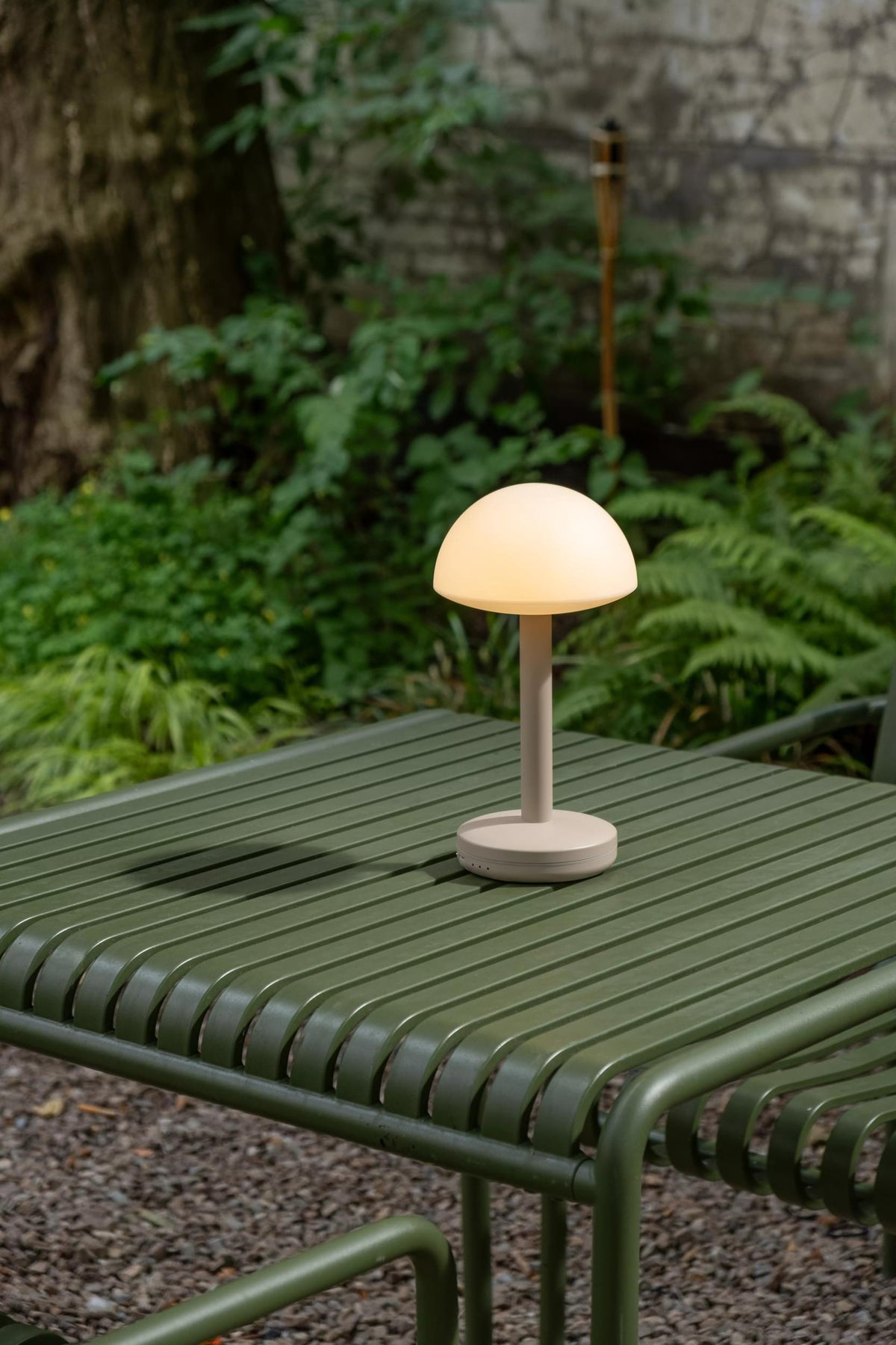 Humble Bug Cordless Smart Table Lamp by Humble, Beige with Frosted Shade (image 23)