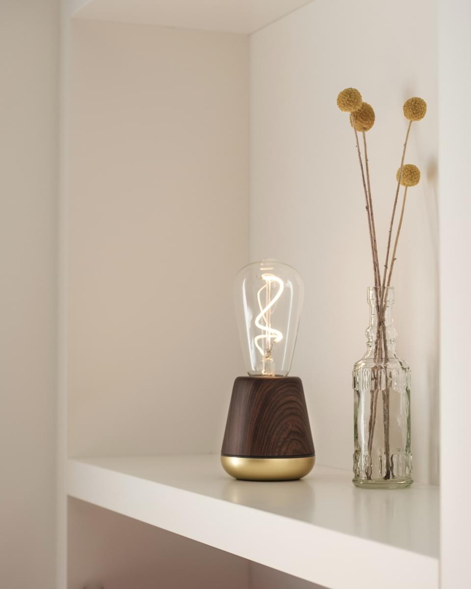 Humble One Cordless Table Lamp by Humble, Walnut (image 35)
