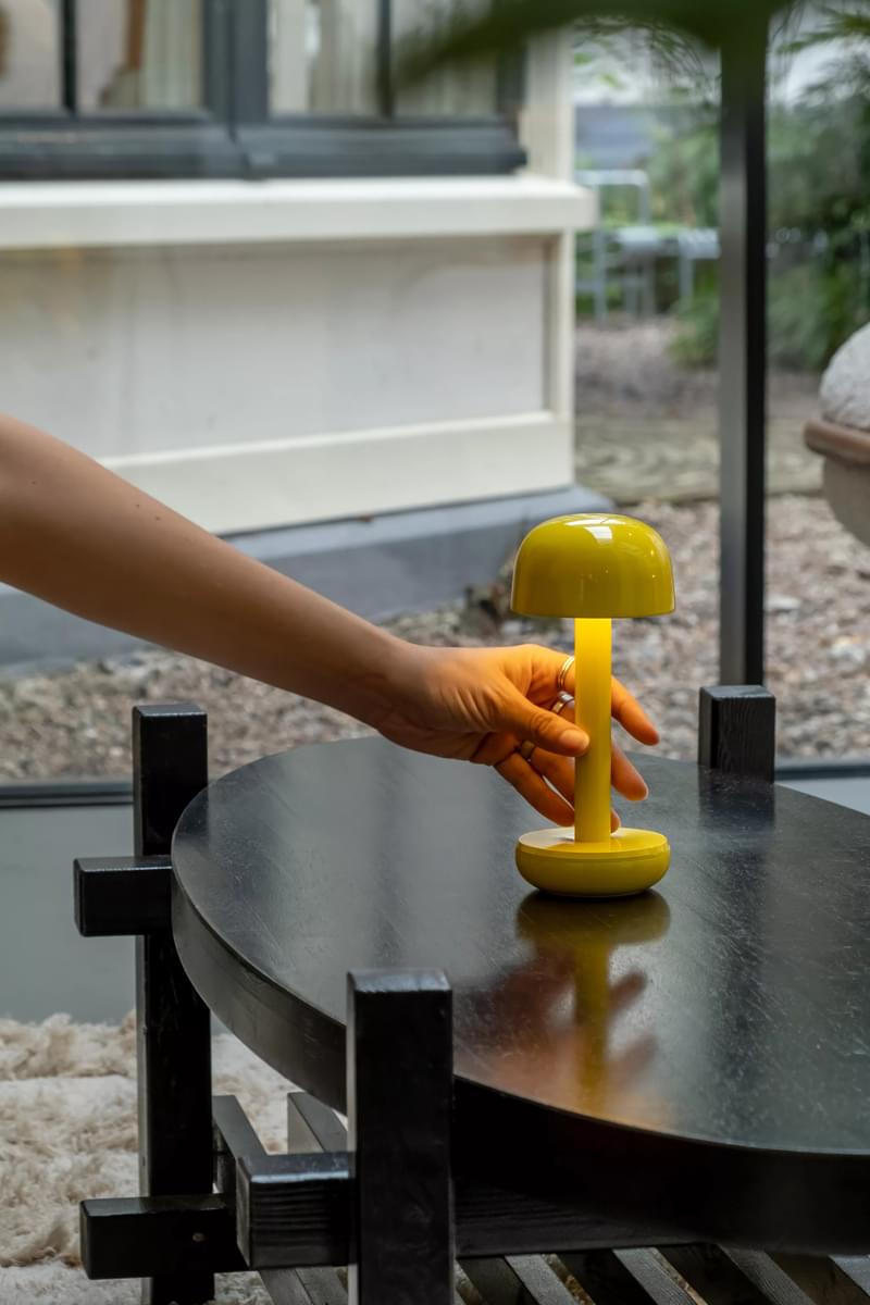 Humble Two Cordless Table Lamp by Humble, Yellow (image 17)