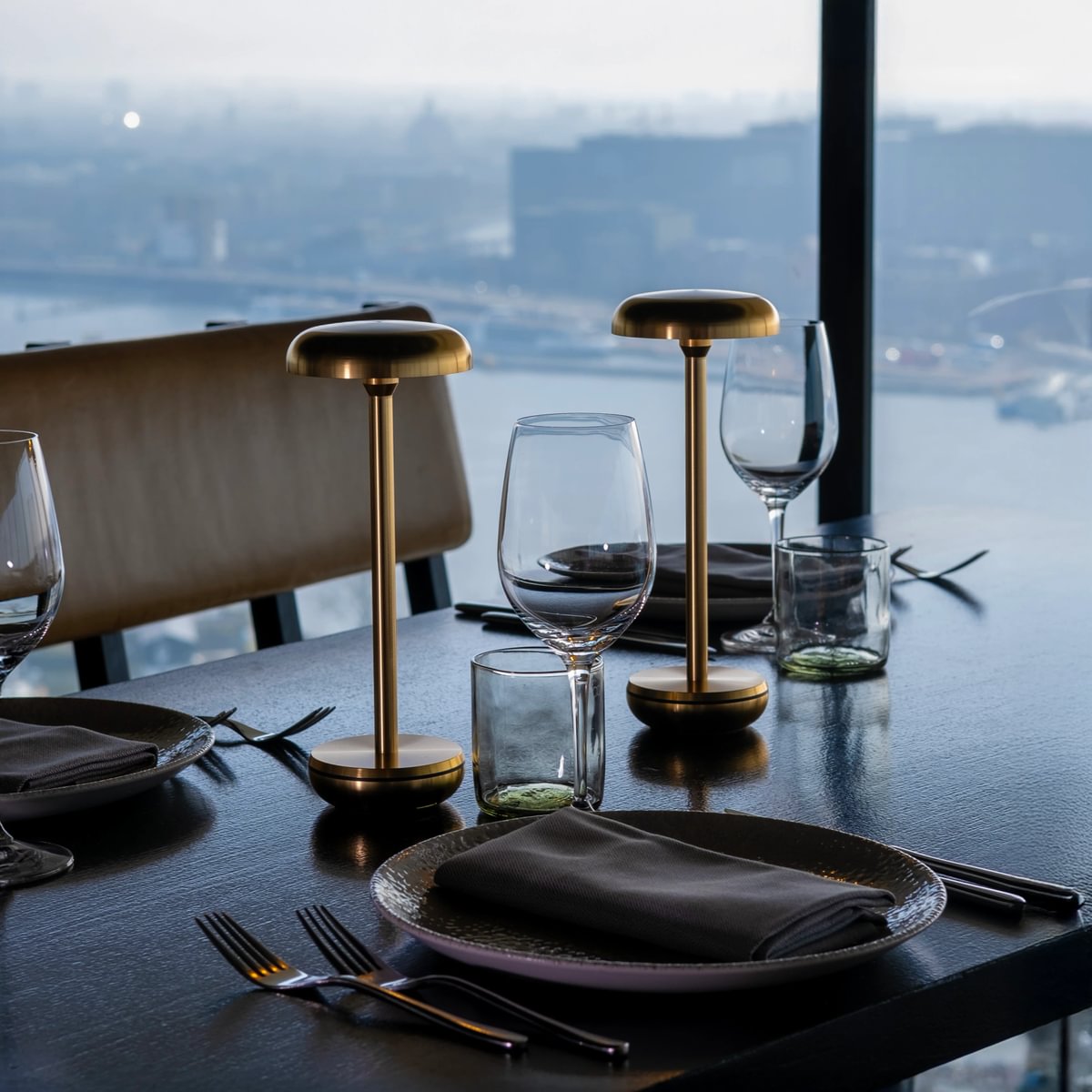 Humble Air Cordless Table Lamp by Humble, Gold (image 23)