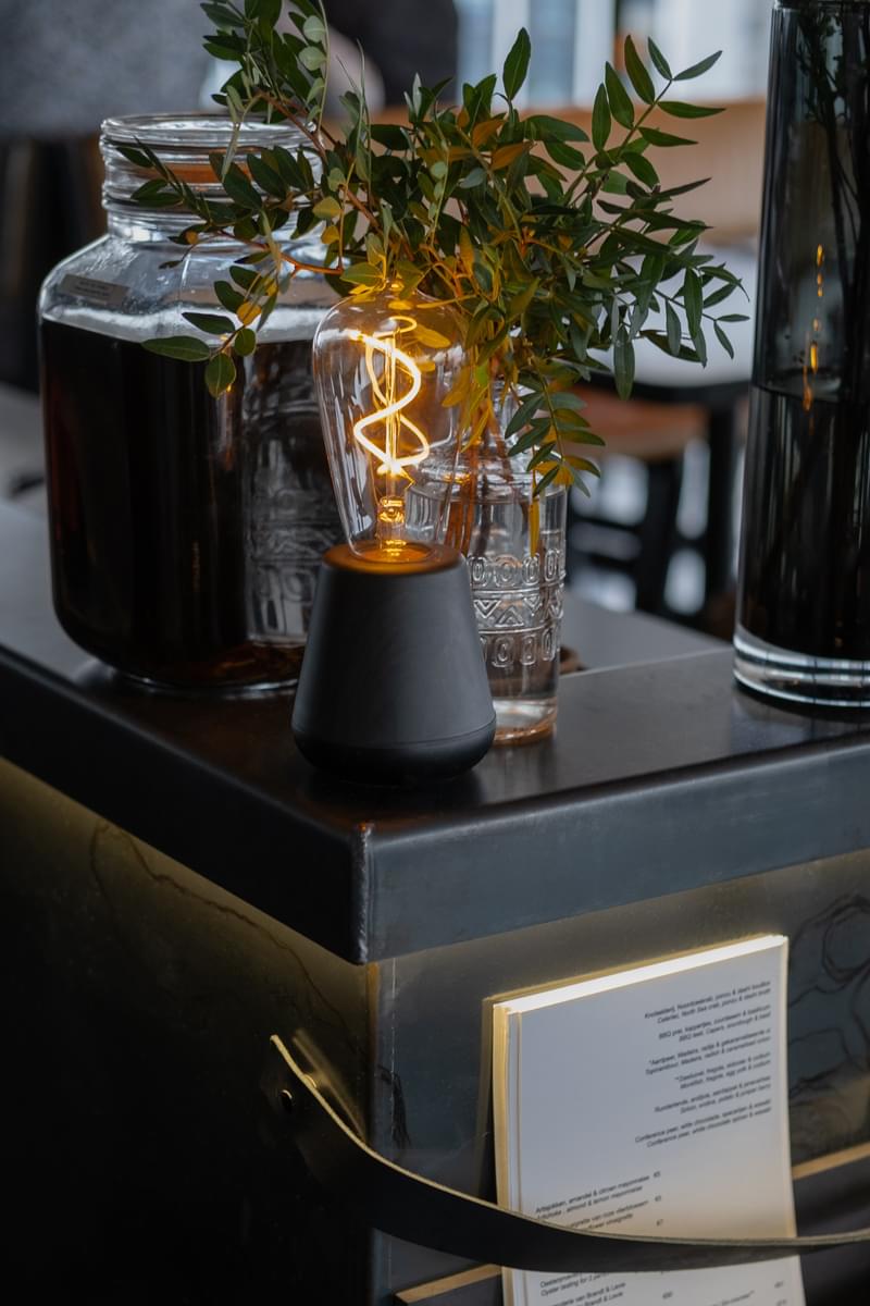 Humble One Cordless Table Lamp by Humble, Black Wood (image 28)