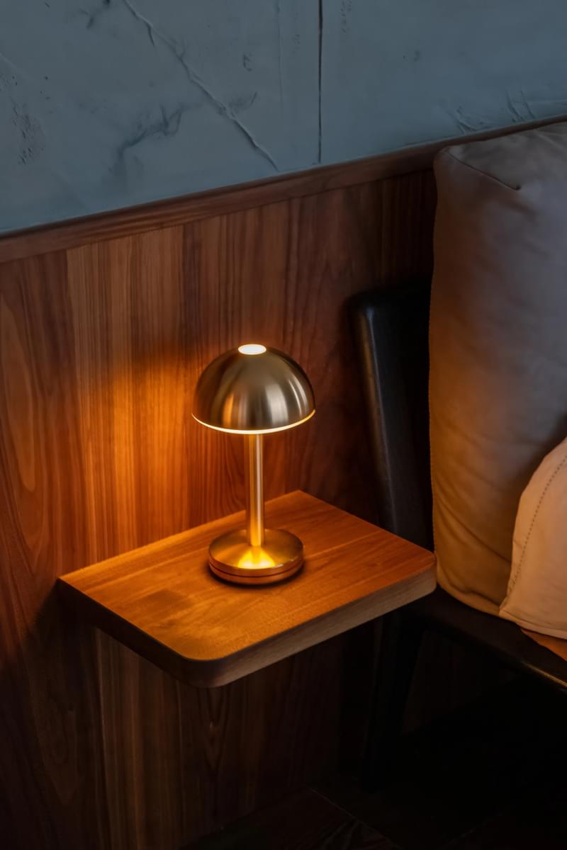 Humble Bug Cordless Smart Table Lamp by Humble, Gold (image 36)