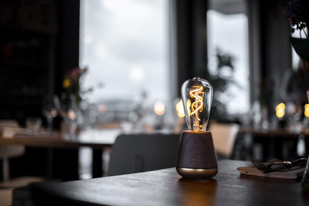 Humble One Cordless Table Lamp by Humble, Walnut (image 33)