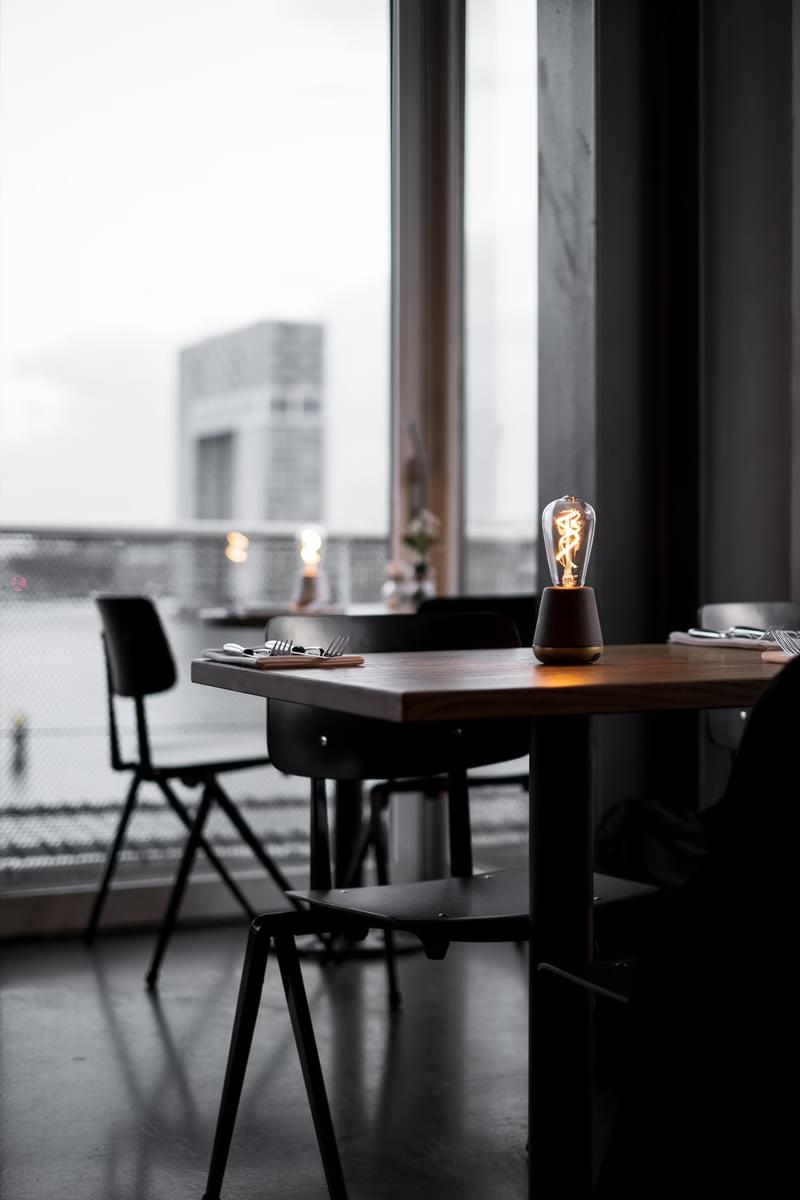 Humble One Cordless Table Lamp by Humble, Walnut (image 34)