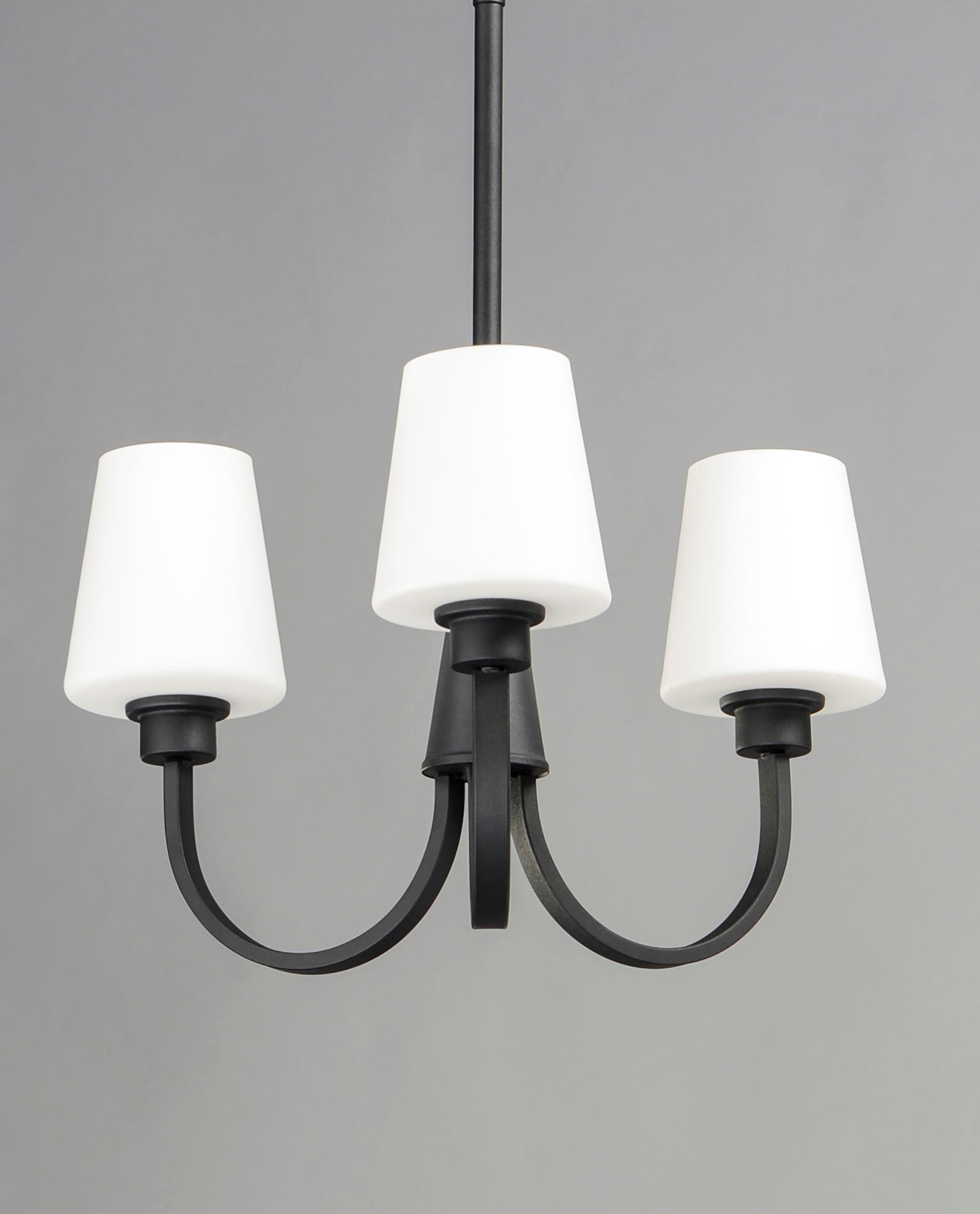 Shelter 3-Light Chandelier Black by Maxim Lighting